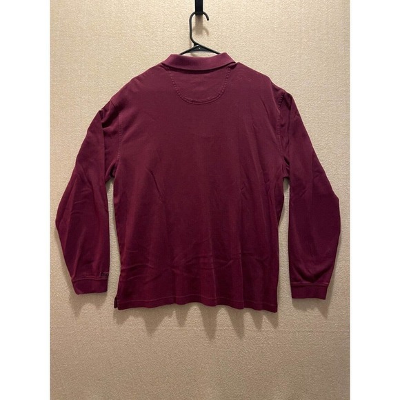 Izod Polo Men's Large Burgundy - Picture 7 of 12